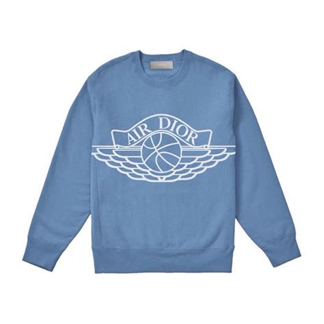 Dior x Air Jordan Wings Sweater 'Blue' 